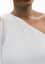 Load image into Gallery viewer, Moon + Pearl Necklace