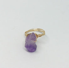 Load image into Gallery viewer, Wire Wrapped Ring | Amethyst
