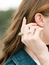 Load image into Gallery viewer, Stackable Wire Wrapped Ring | Herkimer Diamond