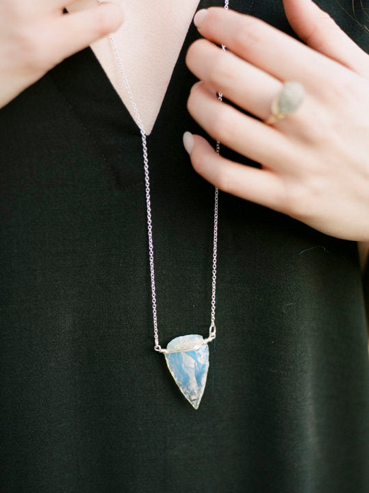 Hotsell Opalite arrowhead Necklace