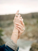 Load image into Gallery viewer, Stackable Wire Wrapped Ring | Herkimer Diamond
