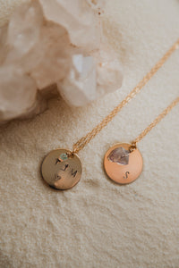 Custom Stamped Coin Necklace