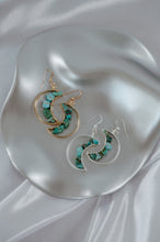 Load image into Gallery viewer, Celestial Moon Earrings | Turquoise
