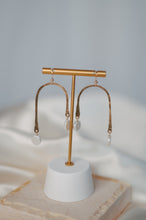 Load image into Gallery viewer, Pearl Arch Earrings
