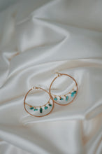 Load image into Gallery viewer, Classic Boho Hoops | Turquoise
