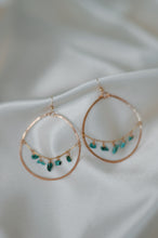 Load image into Gallery viewer, Classic Boho Hoops | Turquoise
