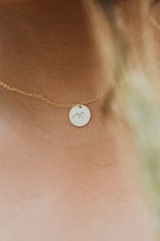 Load image into Gallery viewer, Nature Stamped Coin Necklace
