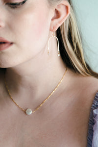 Mini Pearl Arch Earrings