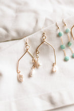 Load image into Gallery viewer, Pearl Mobile Arch Earrings
