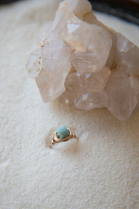 Wire Wrapped Ring | Amazonite