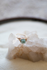 Wire Wrapped Ring | Amazonite