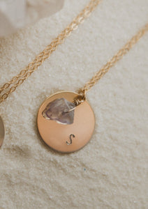 Custom Stamped Coin Necklace