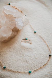 Mineral Stacking Ring | Turquoise