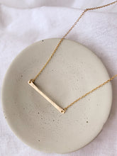 Load image into Gallery viewer, Textured Mini Bar Necklace
