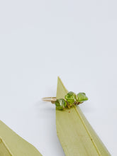 Load image into Gallery viewer, Stackable Wire Wrapped Ring | Peridot
