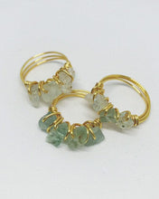 Load image into Gallery viewer, Stackable Wire Wrapped Ring | Aquamarine
