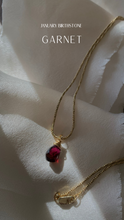 Load image into Gallery viewer, Birthstone Drop Necklace | Garnet
