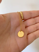 Load image into Gallery viewer, MINI Heart Stamped Coin Necklace
