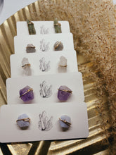 Load image into Gallery viewer, Crystal Studs | Clear Quartz
